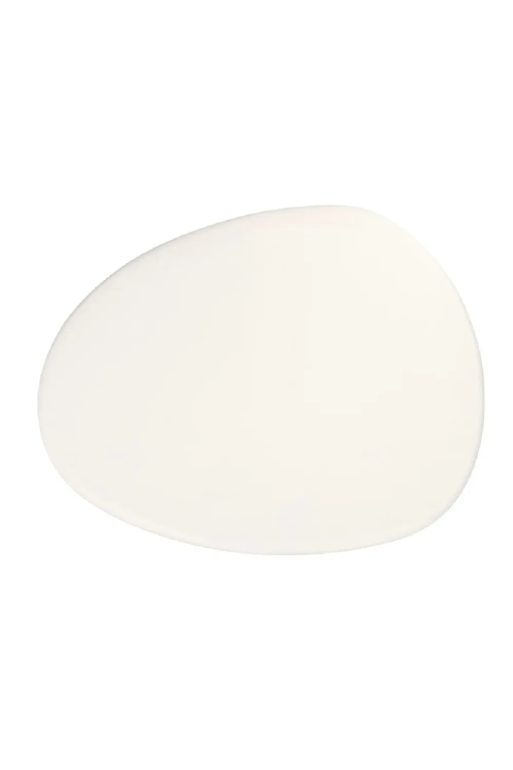 White Pebble-Shaped Coffee Table | OROA Bloomstone