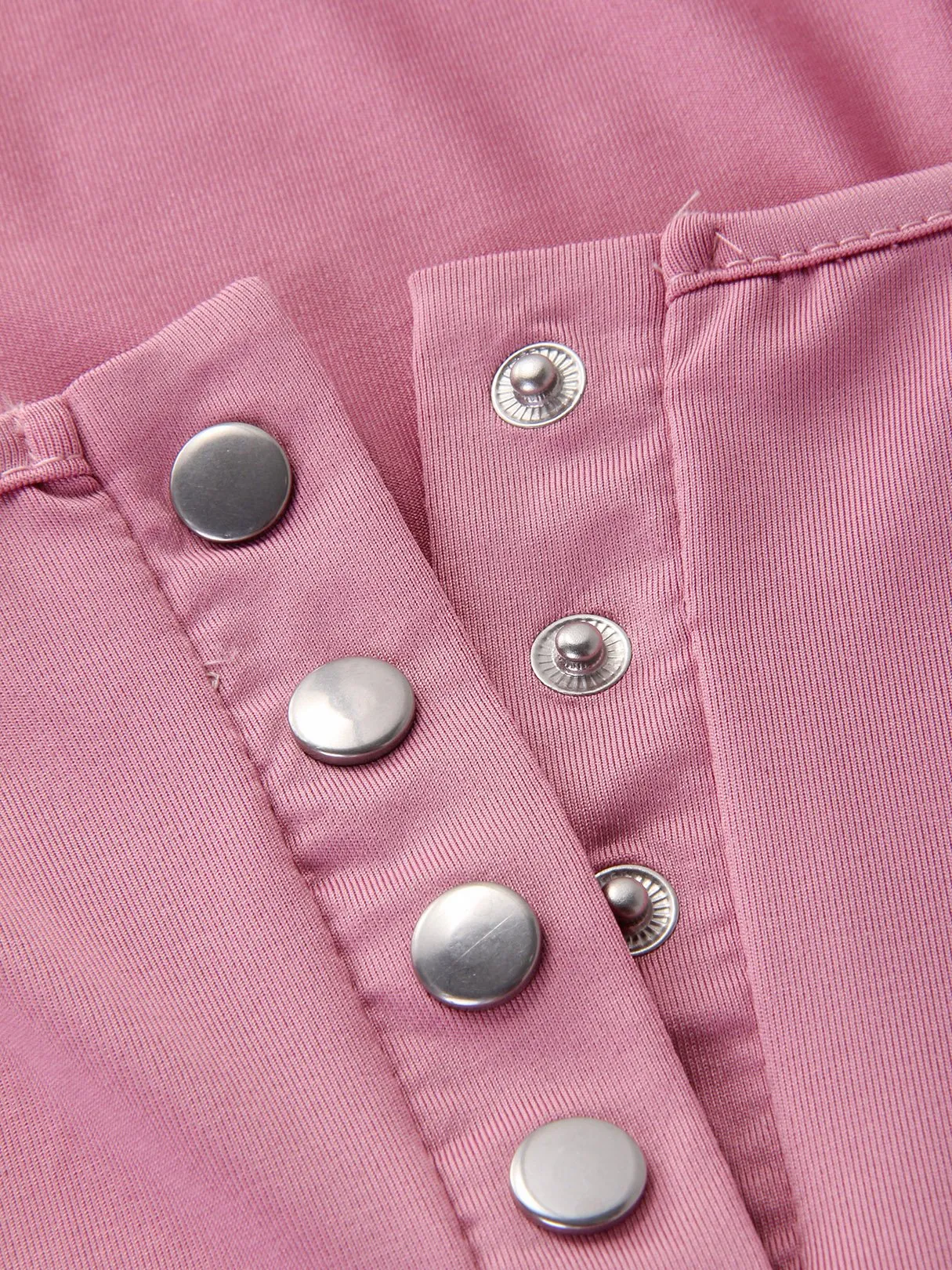 Wholesale Pink Long Sleeve Plain Mini Dress