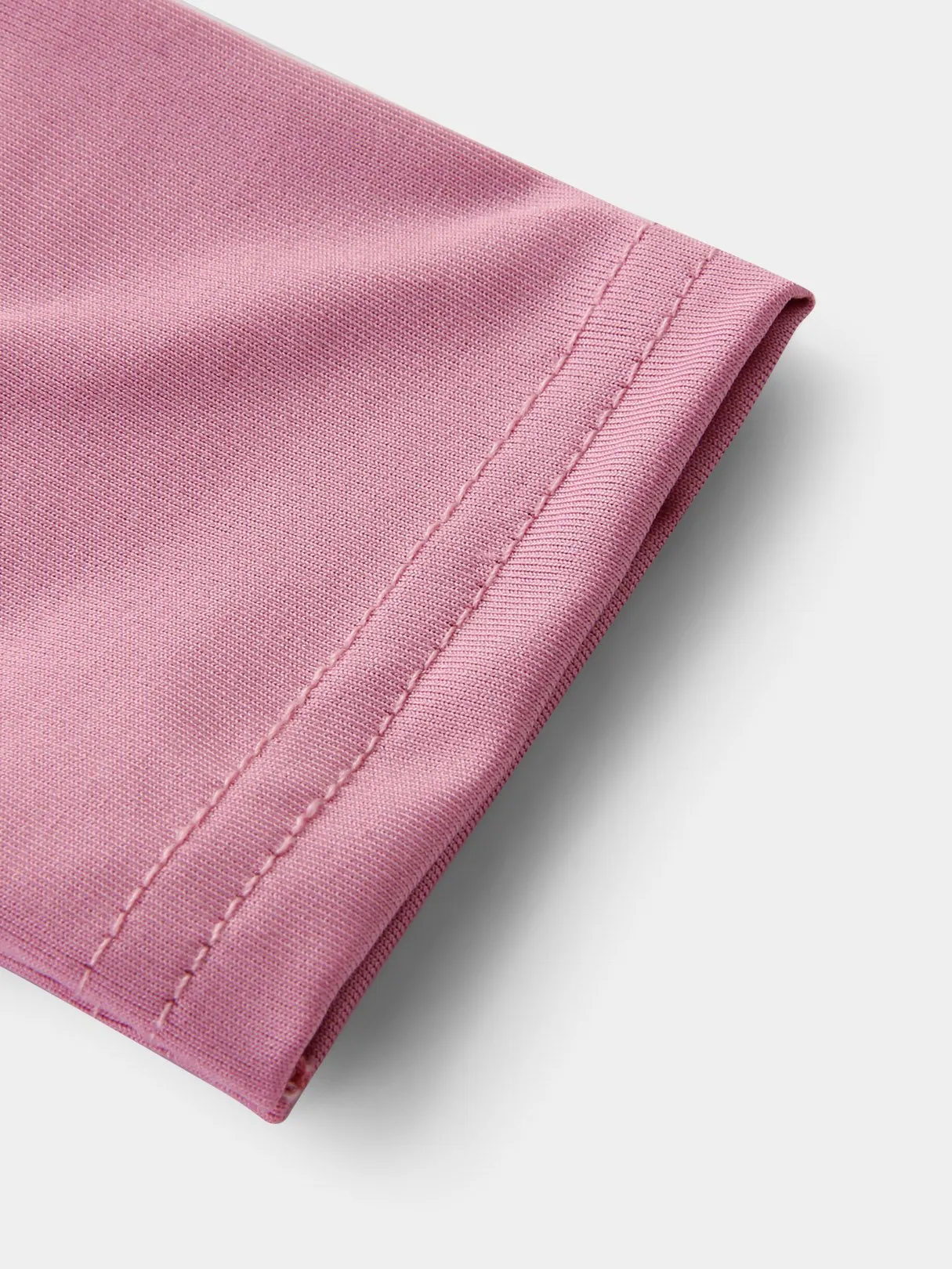 Wholesale Pink Long Sleeve Plain Mini Dress