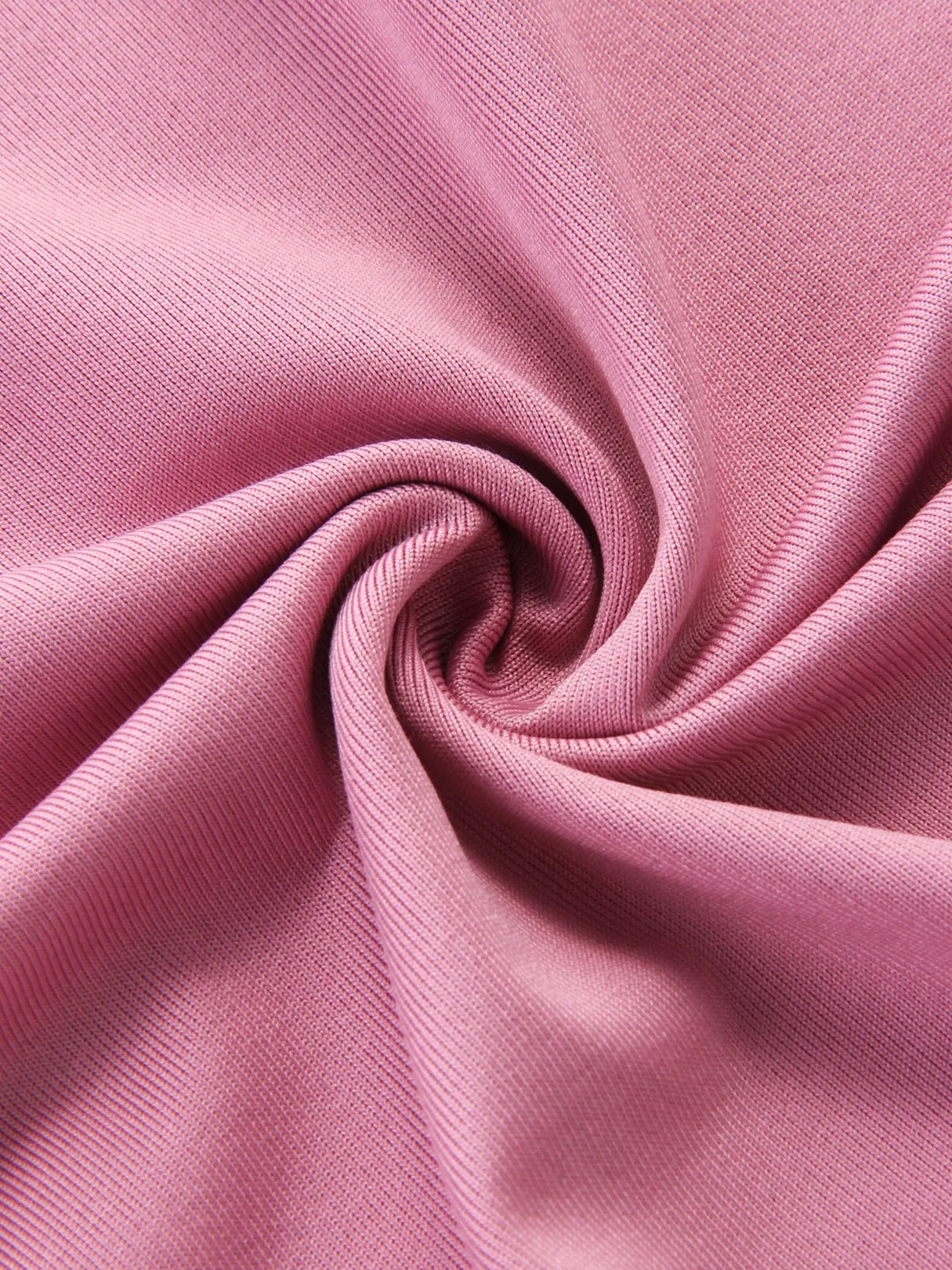 Wholesale Pink Long Sleeve Plain Mini Dress