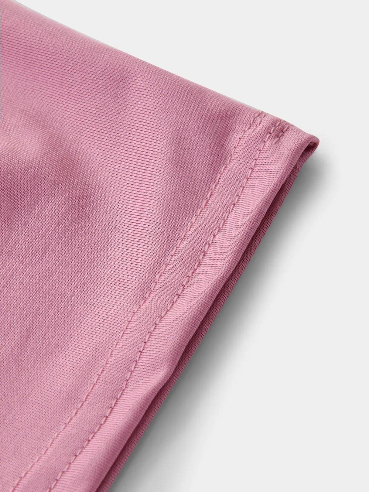 Wholesale Pink Long Sleeve Plain Mini Dress