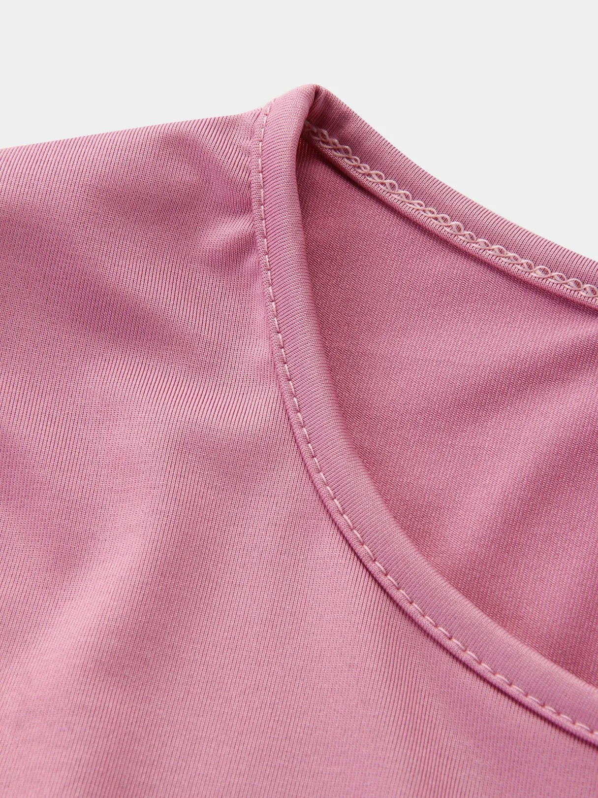 Wholesale Pink Long Sleeve Plain Mini Dress