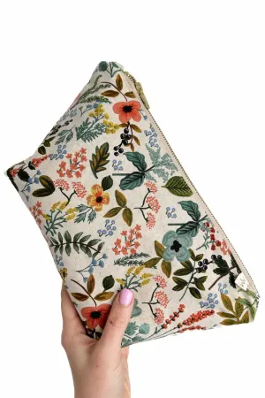 Wildflower Canvas Maxx Cosmetic Bag