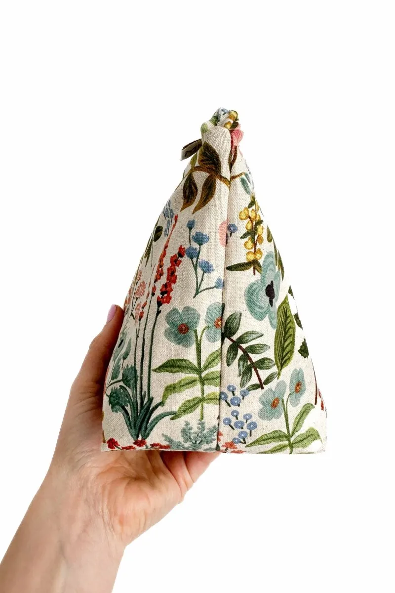 Wildflower Canvas Maxx Cosmetic Bag