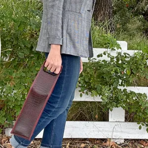 Wine Bottle Bag, Alligator