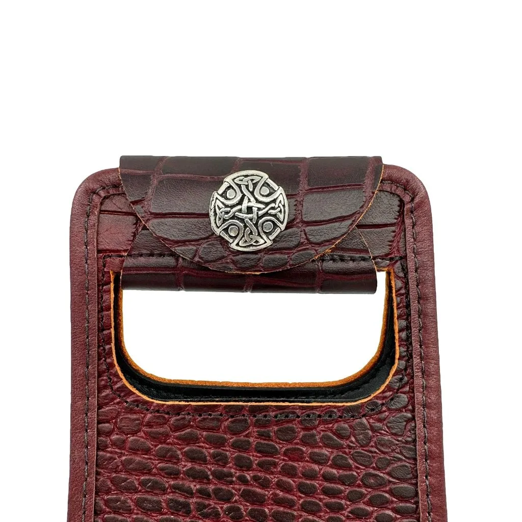 Wine Bottle Bag, Alligator