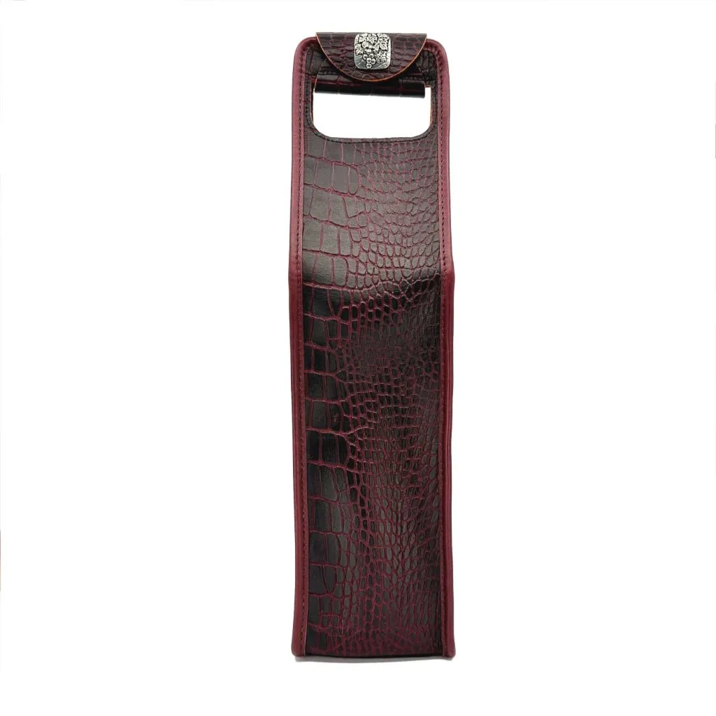 Wine Bottle Bag, Alligator