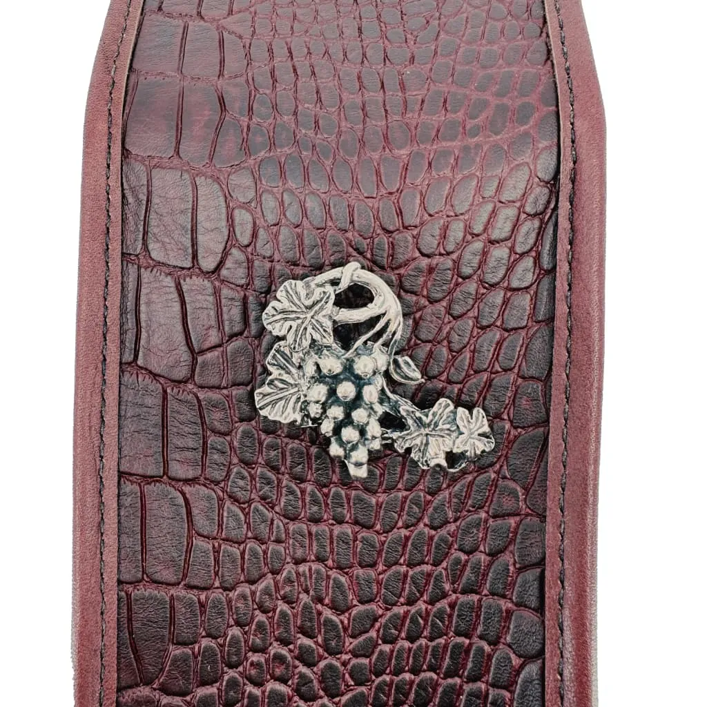 Wine Bottle Bag, Alligator