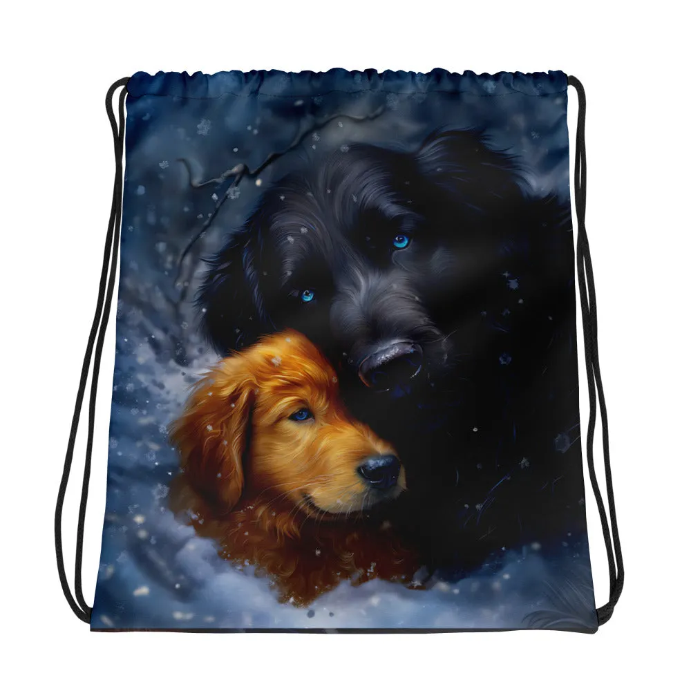 Winter Guardians Drawstring bag
