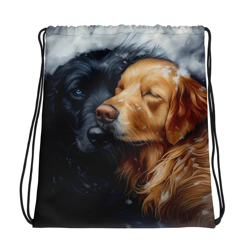 Winter Guardians Drawstring bag