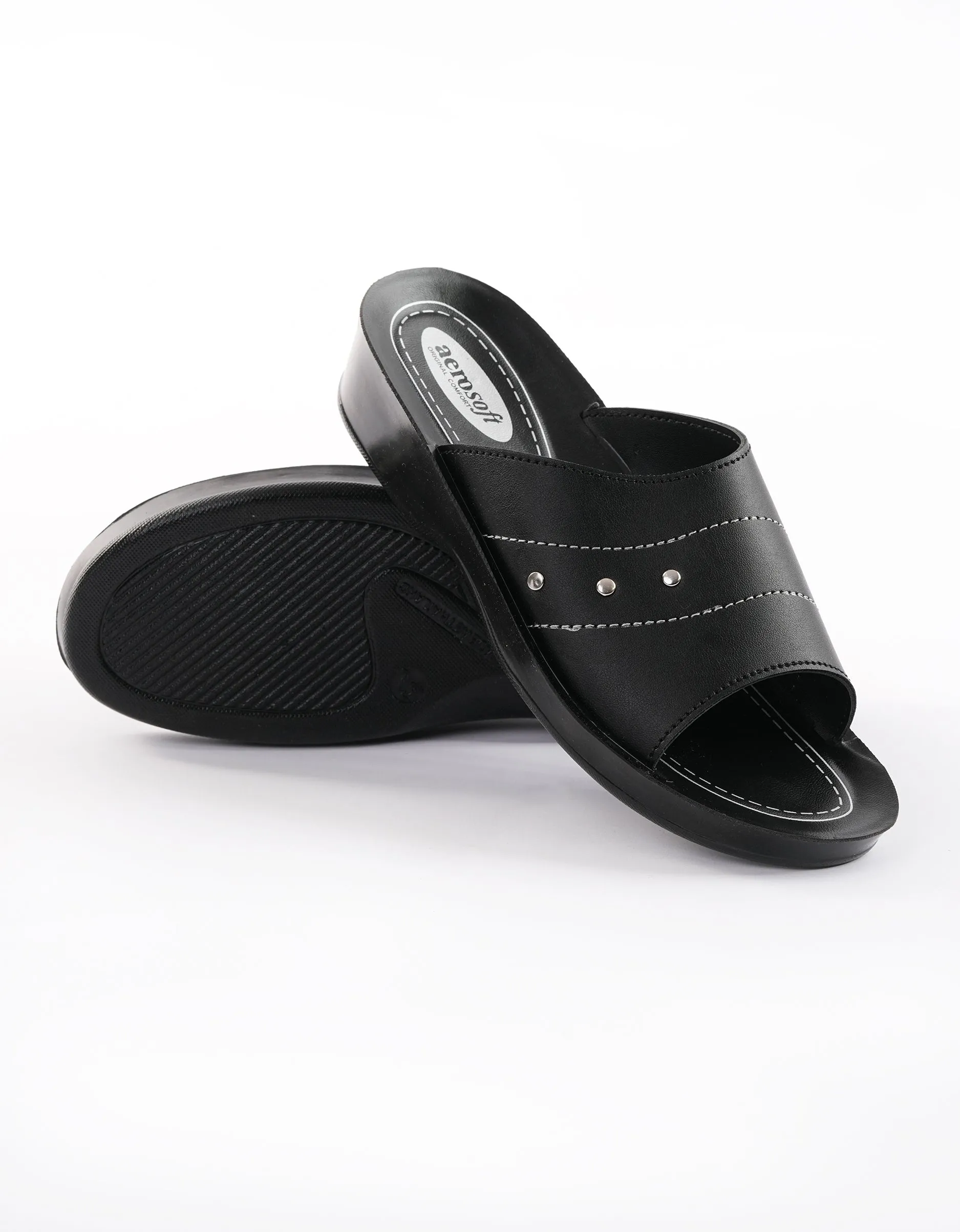 Women Stylish Slipper Aerosoft 2801-BL