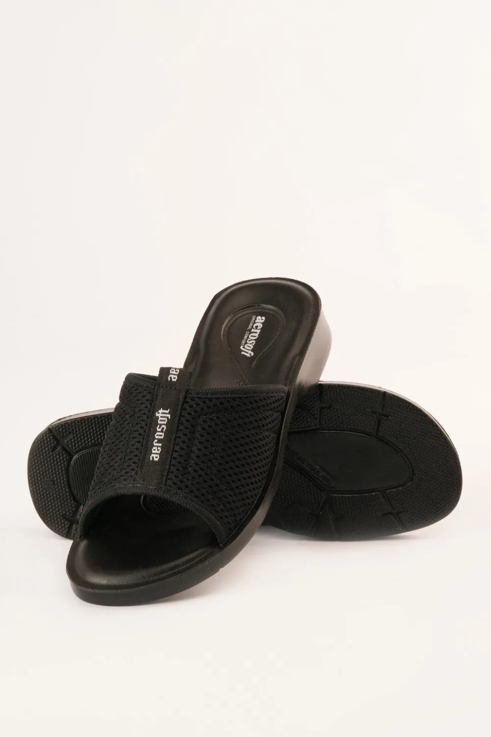 Women Stylish Slipper Aerosoft 3208-BL