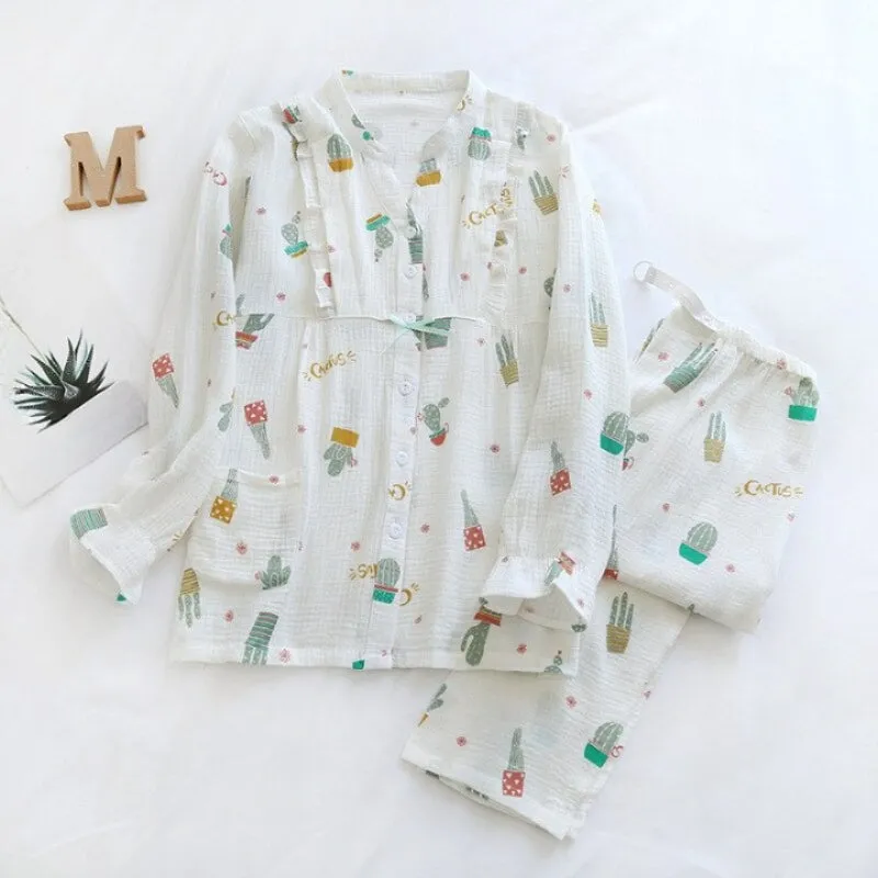 Women's Stylish Pattern Sleepwear Set
