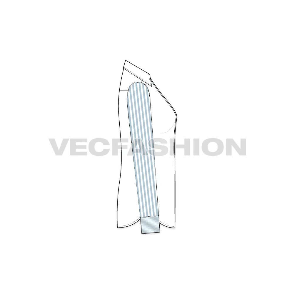 Women's Stylish Shirt with Pin Stripes