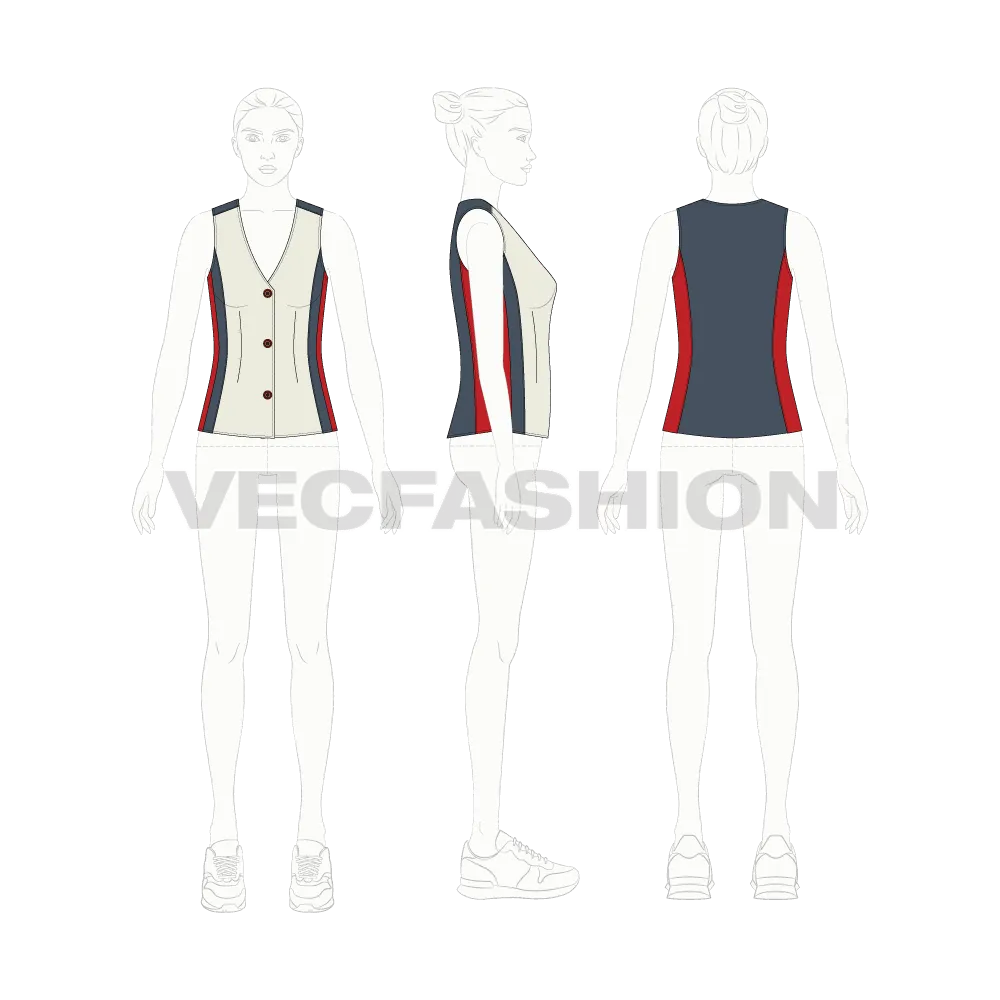 Women's Stylish Waistcoat