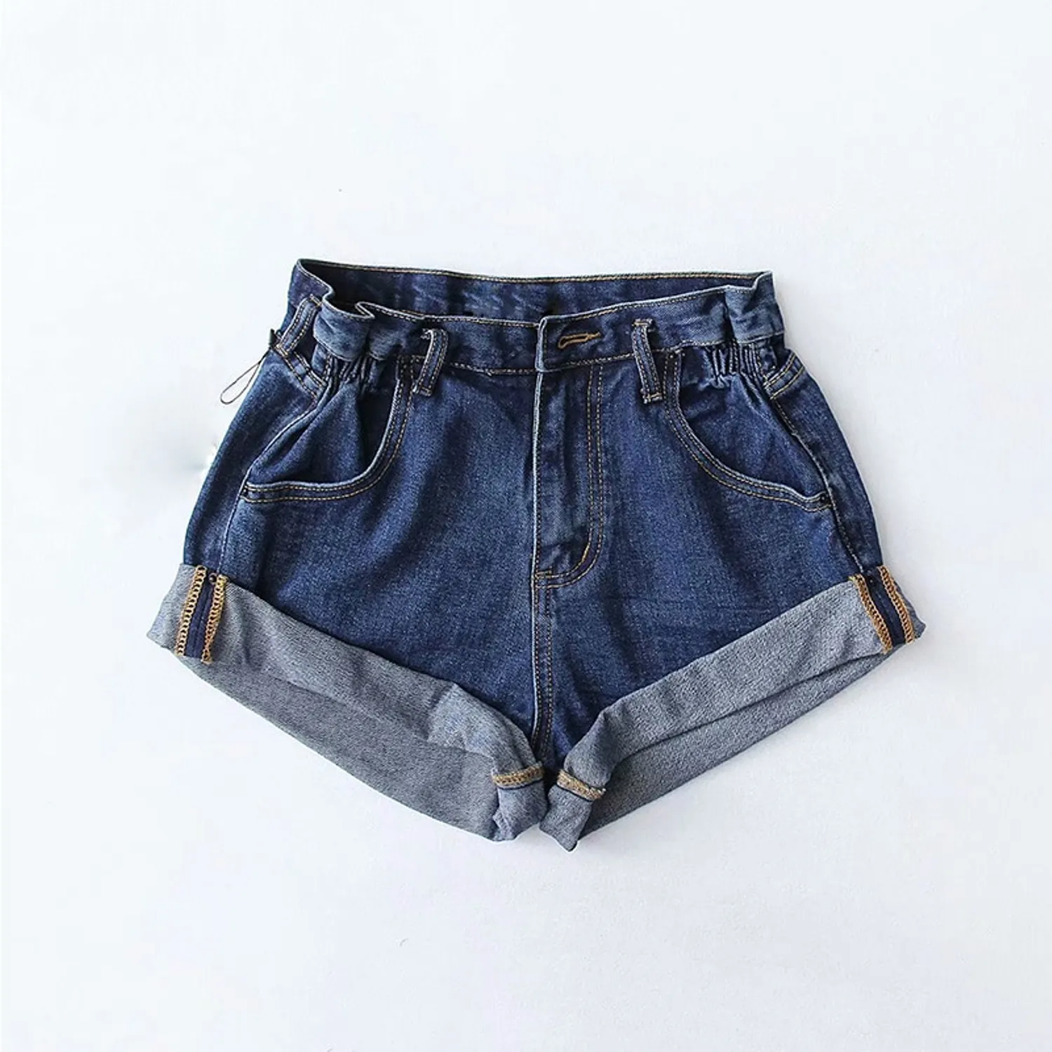 Women's Summer High Waist Slim Denim Shorts