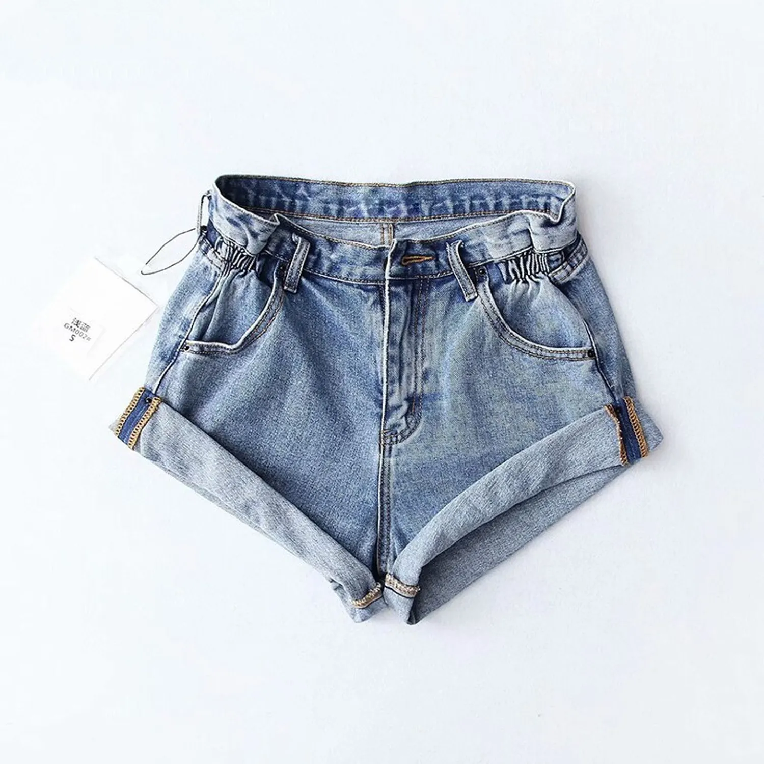 Women's Summer High Waist Slim Denim Shorts