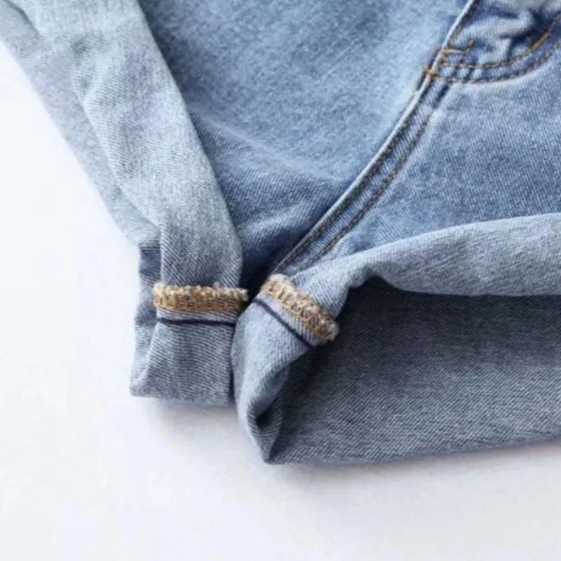 Women's Summer High Waist Slim Denim Shorts