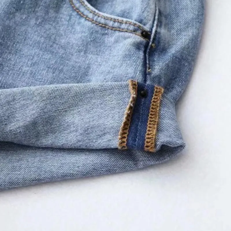 Women's Summer High Waist Slim Denim Shorts