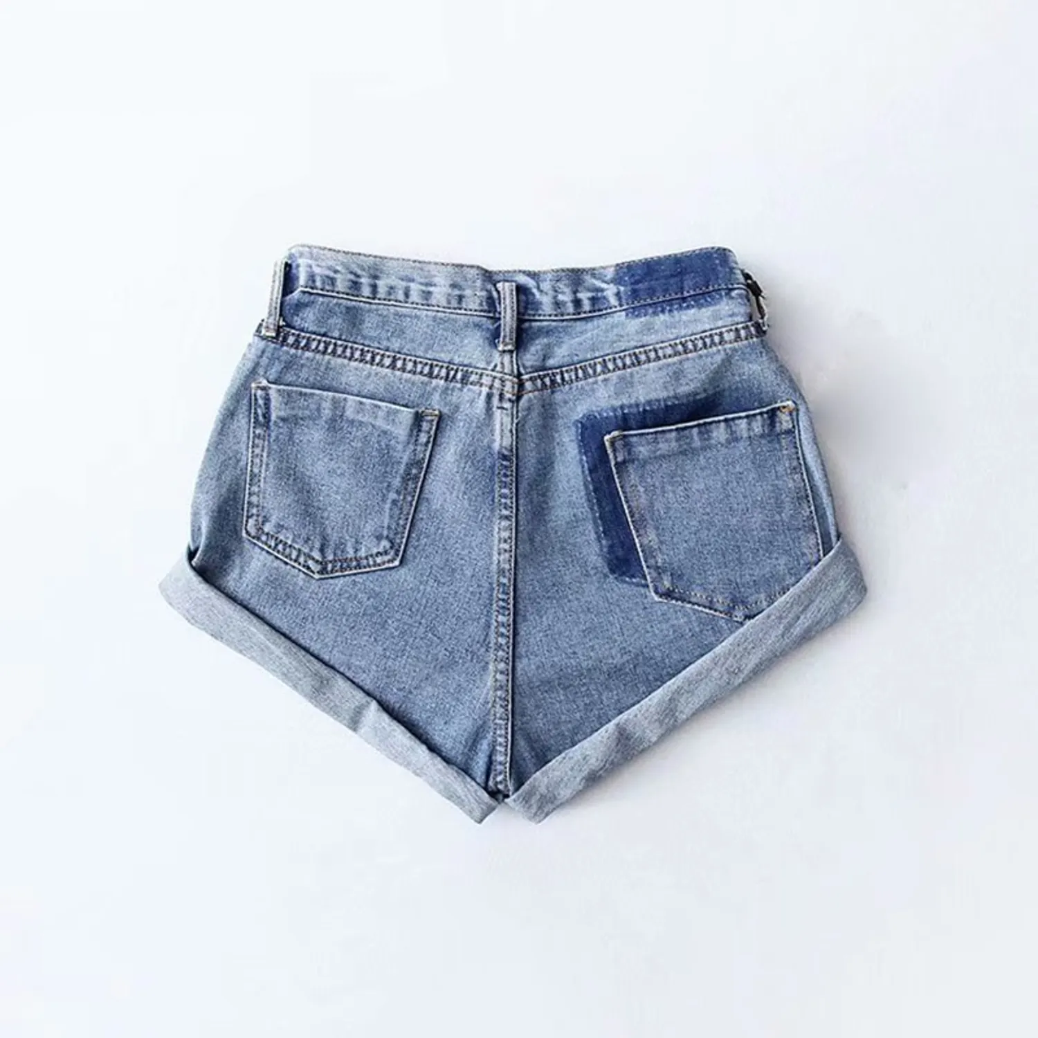 Women's Summer High Waist Slim Denim Shorts