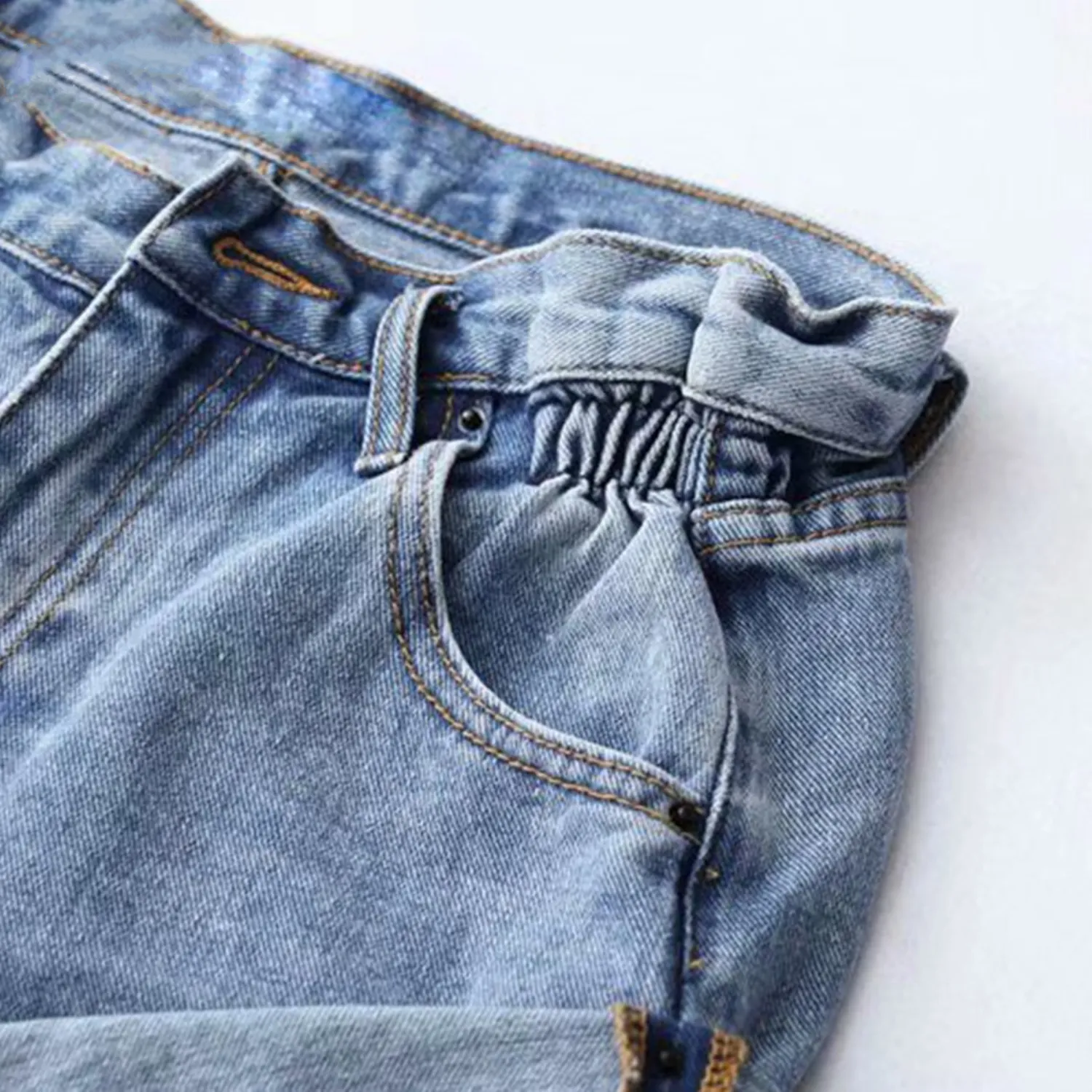 Women's Summer High Waist Slim Denim Shorts