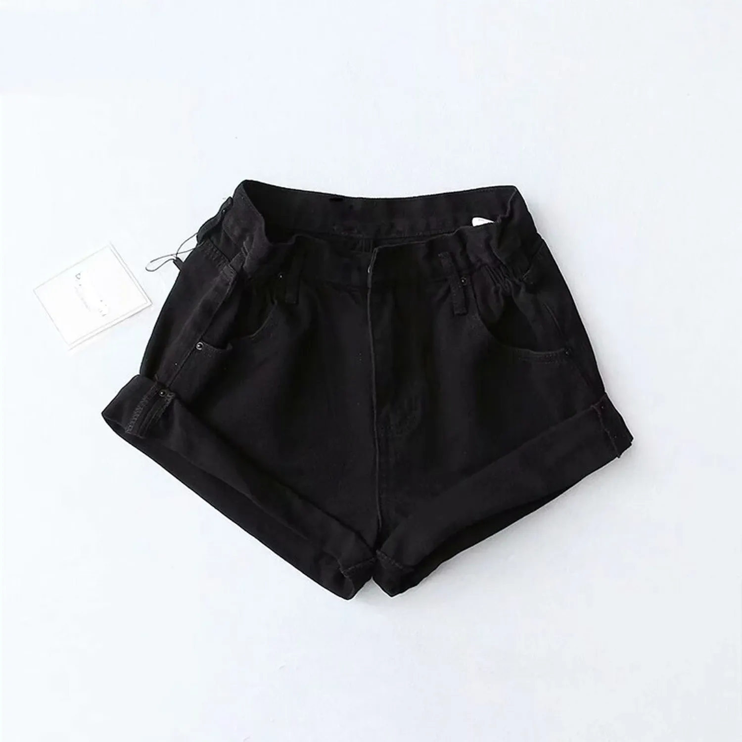 Women's Summer High Waist Slim Denim Shorts