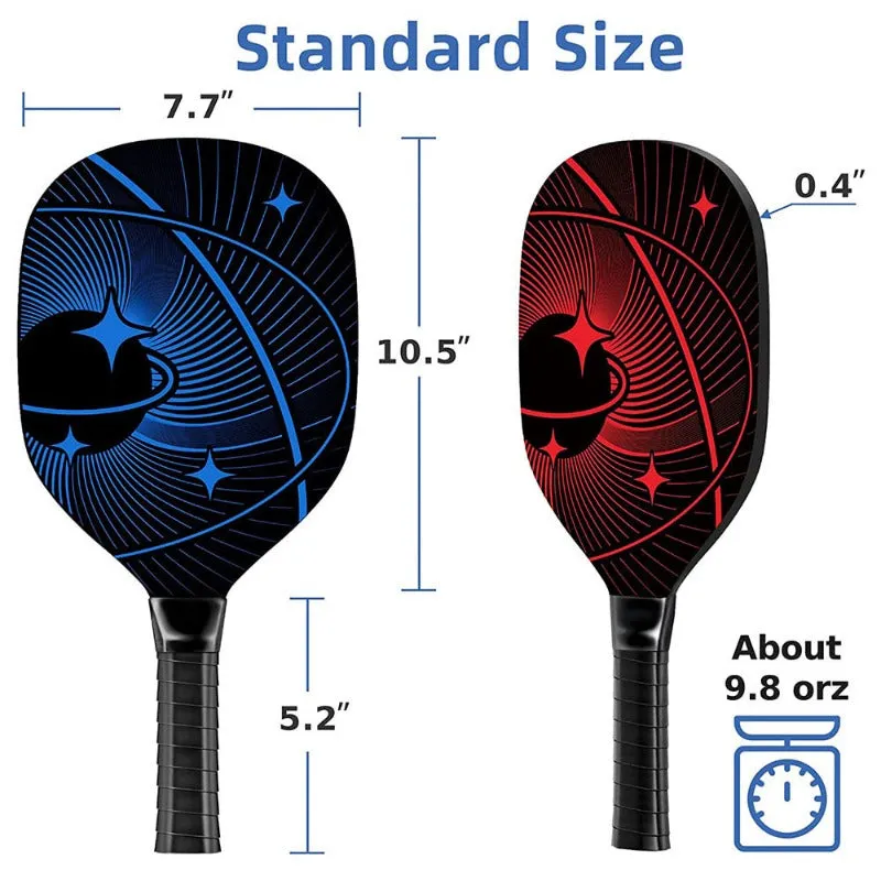 Wood Pickleball Paddles Set for Women Men Beginners
