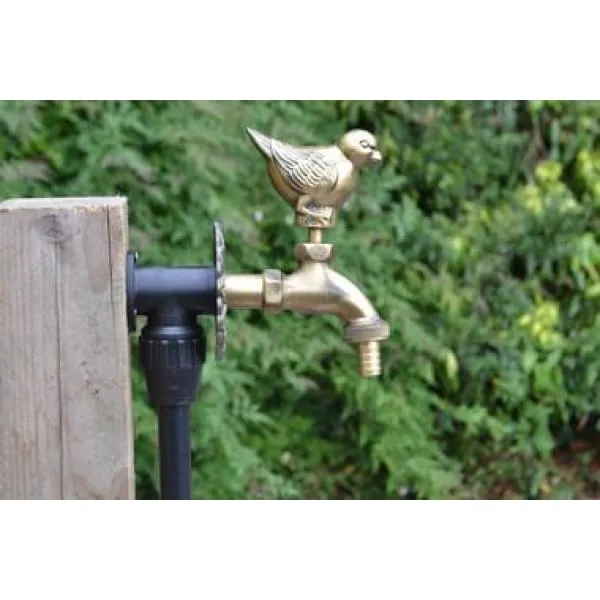 Wren Ornamental Brass Garden Tap