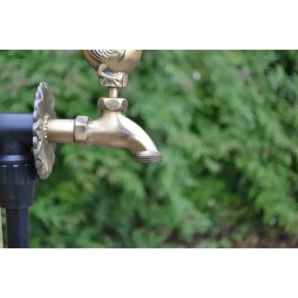 Wren Ornamental Brass Garden Tap